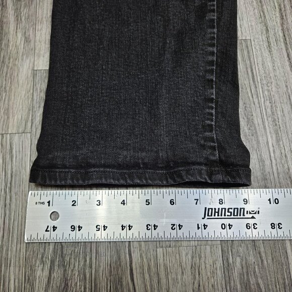 Lee Jeans Womens 22W Black Relaxed Fit Straight Leg Stretch Denim Plus Size - Picture 12 of 12